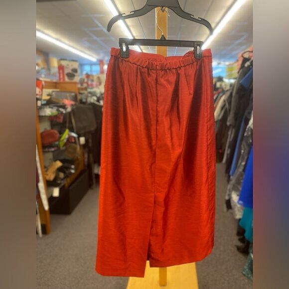 Alex Evening Sz.14 Red Lined Suit NEW - Picture 6 of 7